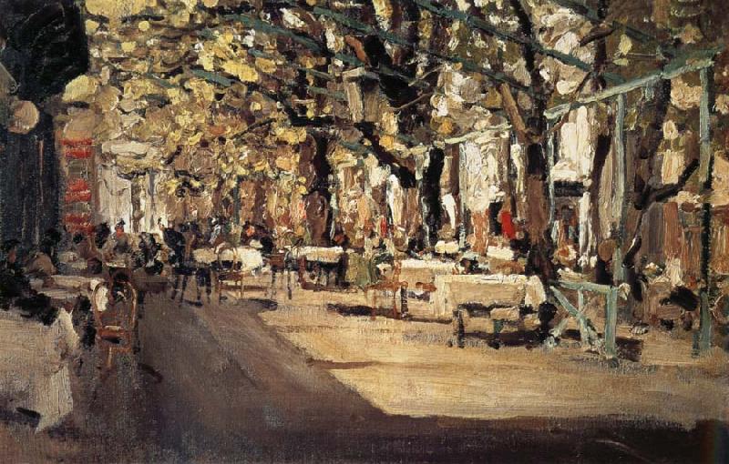 Konstantin Korovin The Cafe of Yalta oil painting picture